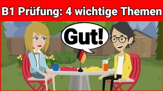 Mündliche Prüfung Deutsch B1  Gemeinsam etwas planenDialog  4 wichtige Themen  sprechen Teil 3 [upl. by Yrollam]