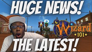 HUGE NEWS Wizard101 News [upl. by Esilrahc]