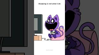 CatNap Dont Like To Study（The Study Song TheManniiShow Smiling Critters version）animation memes [upl. by Ahseined]