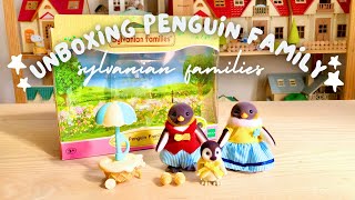 ✨Unboxing Penguin Family  Sylvanian Families ✨ [upl. by Ariada]