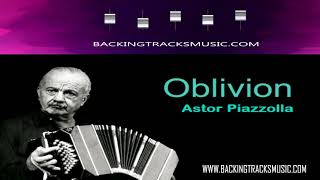 BACKING TRACKS quotOblivionquot Astor Piazzolla [upl. by Phi]