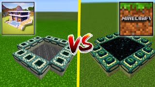 Minecraft vs Craft World Master Building Block Game 3D  END PORTAL amp NETHER PORTAL [upl. by Jesus]