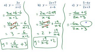 Converting Rational Functions Between Forms • 91c PRECALCULUS 12 [upl. by Ydualc]