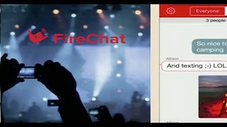 FireChat la app para chatear sin internet [upl. by Hahnke428]