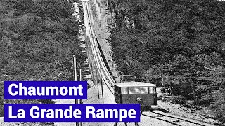 La Grande Rampe  Funiculaire Chaumont  Standseilbahn  Funicular [upl. by Luanne912]