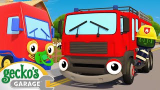 Fiona The Fire Truck  Baby Truck  Geckos Garage  Kids Songs [upl. by Lester]