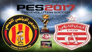 PS4 PES 2017 Gameplay Esperance De Tunis vs Club Africain HD [upl. by Orfinger645]