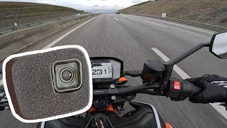 KTM 890 Duke R  Arrow ProRace Titanium  Windslayer Test  GoPro 11  RAW sound [upl. by Elvia417]