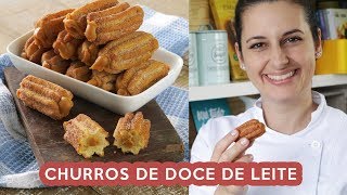 COMO FAZER CHURROS CASEIRO RÁPIDO  Fernanda Quatrocchi churros [upl. by Esteban978]