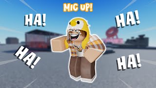 Roblox Voice Chat is too Funny🤣  Roblox MIC UP [upl. by Seilenna]