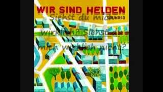 Wir sind Helden  Für nichts garantieren Lyrics [upl. by Rebmetpes]