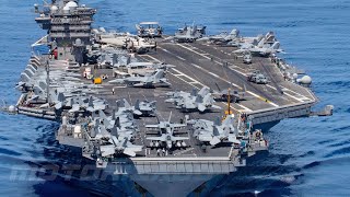 Aircraft Carrier • Powerful USS Carl Vinson and HMS Queen Elizabeth in Action [upl. by Akirea]