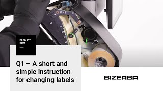 Bizerba HowTo – A short and simple instruction for changing labels [upl. by Cavanaugh]