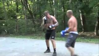 Братья Емельяненко спаринг бой Fedor and Aleksander Emelianenko Sparring [upl. by Htinnek34]