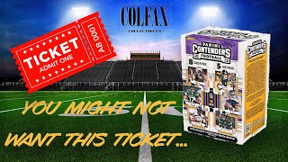 2022 Contenders Football Blaster Box  You Might Not Want This Ticket [upl. by Eidua873]