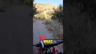 FOUND MISSING GIRL dirtbike motocross sendit crash police funny enduro offroad gopro fyp [upl. by Enirehtak]