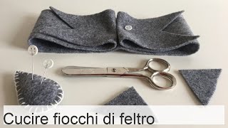 Cucire fiocchi di feltro con le proprie mani modello schemi e descrizione  Tkanercom [upl. by Ivad]