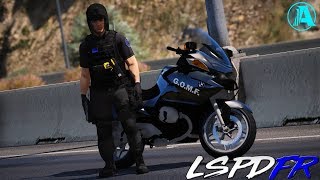 GTA V LSPDFR 171 POLICIA MOTORIZADA DE ARGENTINA GOMF  TheAxelGamer [upl. by Lerak]