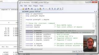 Stata Postestimation Commands Using contrast [upl. by Kosel]