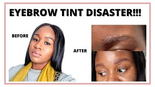 Don’t do this Skincare DISASTER to AVOID  Eylure eyebrow tint from superdrug [upl. by Aztin]