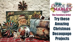 Try these Amazing Christmas Decoupage Projects [upl. by Ottillia90]