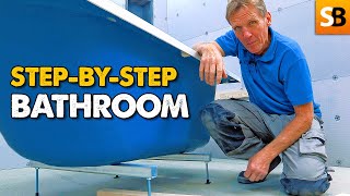 StepbyStep Guide For Installing a Bathroom [upl. by Goodard559]