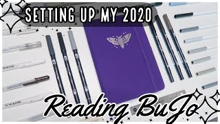 2020 READING BULLET JOURNAL SETUP [upl. by Dennet]