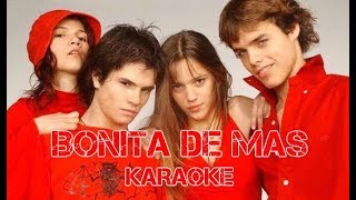 Erreway  Bonita de mas Karaoke  Ariana Diaz [upl. by Brandwein]