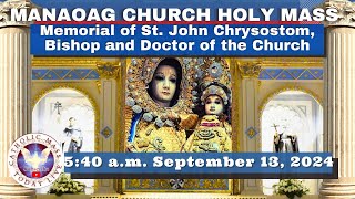 CATHOLIC MASS OUR LADY OF MANAOAG CHURCH LIVE MASS TODAY Sep 13 2024 541am Holy Rosary [upl. by Julis577]