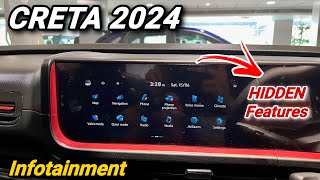 Creta 2024 Infotainment System  All Features Explained✅ [upl. by Elsey]