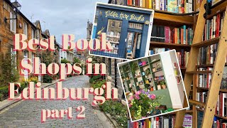 The Best Bookshops in Edinburgh New Town [upl. by Ahseryt34]