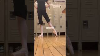 🩰 How I Break in my Pointe Shoes💃 shorts ballet dancer pointe [upl. by Sheets]