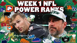 Very Honest NFL NFL Power Rankings Week 1 [upl. by Boyse]