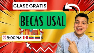 ✅Cómo aplicar a las becas USAL  La mejores becas para ESTUDIAR EN ESPAÑA 🇪🇸 [upl. by Ardeth]