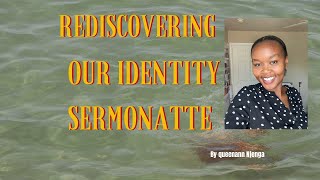 Struggling with identity Where our Real Identity Is My First sermonette k5family [upl. by Rocher830]