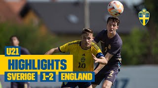 Highlights U21  Sverige – England 12 [upl. by Arraek]