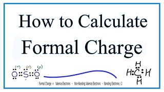 Formal Charges Calculating Formal Charge [upl. by Nahshu]