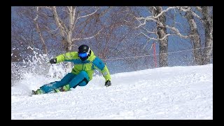 NEW Volkl Racetiger SL Demo skiing Reilly McGlashan [upl. by Zaria116]