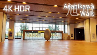 City Station amp Affluent Residential Area in Asahikawa Hokkaido Japan  4K HDR [upl. by Eliot]