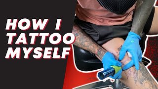 Tattooing Yourself For Beginners [upl. by Shem]