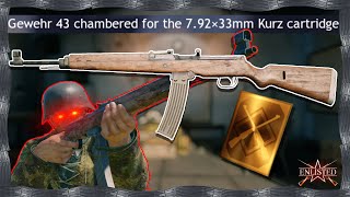 The Gewehr 43 Kurz Experience  Enlisted Gold Weapon Order [upl. by Eizzil]