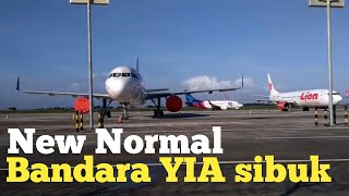 Memasuki New Normal bandara YIA terlihat sibuk [upl. by Navonod]