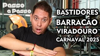 🐾 Tour Pelos Bastidores do Barracão da Viradouro na Cidade do Samba para o Carnaval 2025 [upl. by Ecinnej]