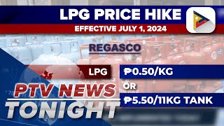 LPG price hike implemented today [upl. by Lanti]