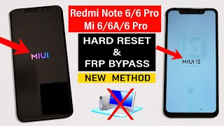 Redmi Note 66 Pro amp Mi 66A6 Pro  Hard ResetFRP Bypass  Without PC 2024 New Method [upl. by Leinadnhoj401]