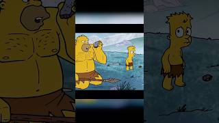 Prehistoric Simpsons🦕 shorts cartoon [upl. by Nalac868]