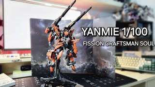 YANMIE 1100  FISSON CRAFTSMAN SOUL  CRAZY 3RD PARTY GUNDAM  BUILD amp REVIEW [upl. by Acima161]