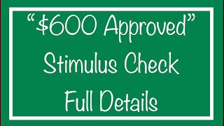 “600 Monthly Stimulus Checks Approved amp Going Out Next Week”  Full Details [upl. by Odrareve]