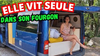 Marie 28 Ans VIT amp VOYAGE SEULE dans son FOURGON AMÉNAGÉ  vanlife FEMMES LIBRE vantour liberté [upl. by Tiernan]