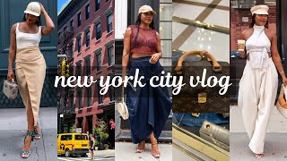 New York City Lifestyle Vlog Shopping in Soho Summer Outfits amp Luxury Haul ❤︎ MONROE STEELE [upl. by Seiden]